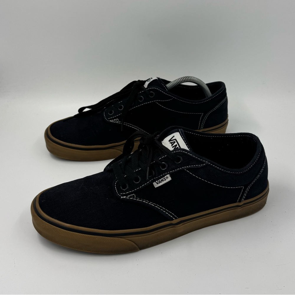 Vans Men's Black Canvas Sneakers size 10.5